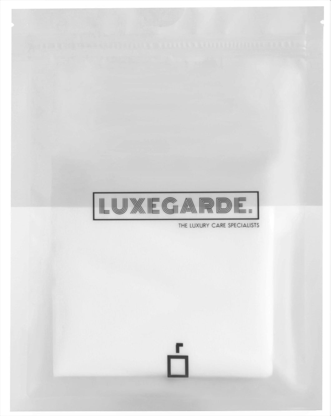luxegarde applicator cloth for leather cleaning front photo