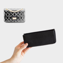 Load image into Gallery viewer, Luxegarde&#39;s Chanel Mini Reissue Bag Organizer will help to maintain the base shape of the purse and allow you to better organize your bag. We measure and design our Bag Organizer Inserts from scratch to ensure a perfect fit.