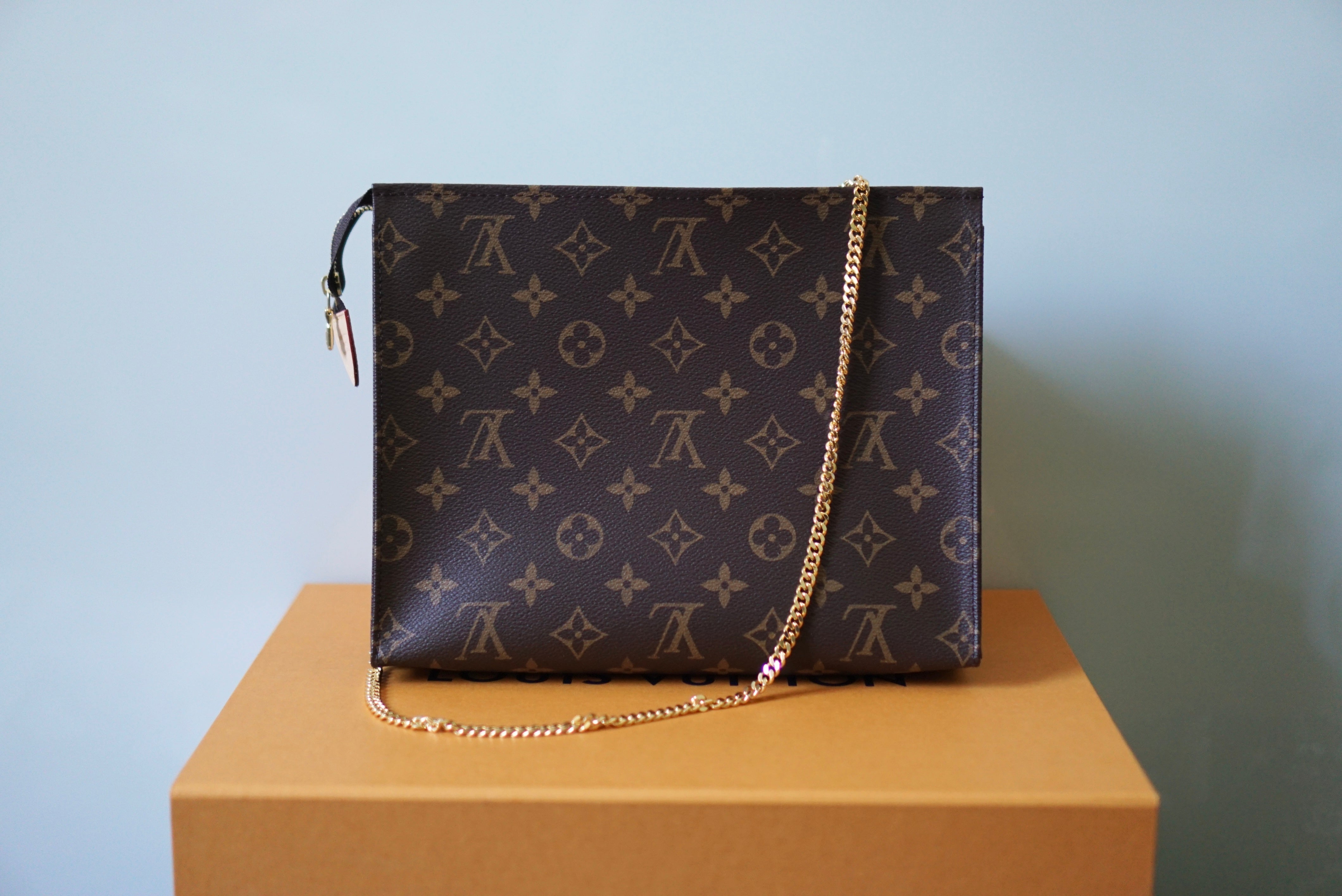 How to turn the Louis Vuitton Toiletry Pouch 26 into a Cross Body Bag with  this AMAZING Kit! 