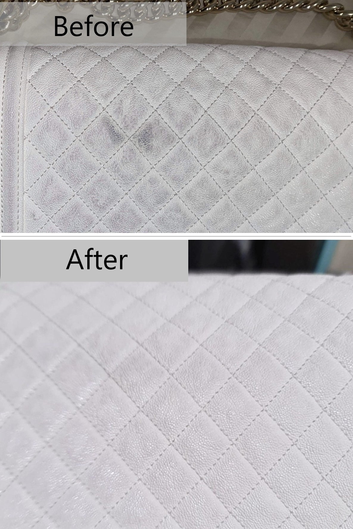 How to remove dye transfer stains on leather