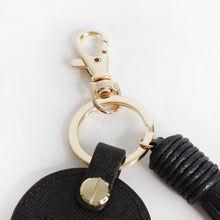 Load image into Gallery viewer, Luxegarde&#39;s Saffiano Leather Keychain is perfect as a gift or something to treat yourself with. Personalise and monogram with gold foil or blind embossing. Perfect as wedding favours or gifts for the bridal party.