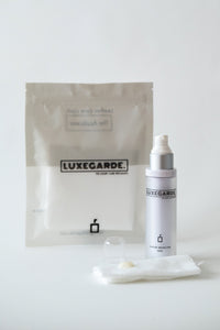 Luxegarde’s Leather Protector is designed for luxury leather products such as Chanel lambskin and Louis Vuitton vachetta leather bags and purses. The formulation provides an invisible barrier and protects against water stains and alcohol stains (eg hand sanitiser), and helps to nourish the leather and prevent cracking!