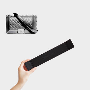 Luxegarde's Chanel Medium Boy Bag Base Shaper will help to maintain the base shape of the purse, prevent sagging, and increase amount of space in the bag. The Small Diana felt base insert prevent keys and pens from scratching.