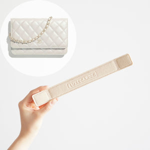 Luxegarde's Wallet On Chain Base Shaper Insert for Chanel WOC will help to maintain the base shape of the purse, prevent sagging, and increase amount of space in the bag. The Wallet On Chain felt base insert prevent keys and pens from scratching. Free Shipping Australia wide