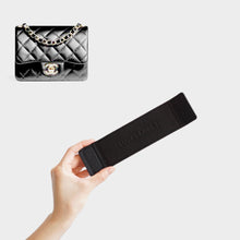 Load image into Gallery viewer, Luxegarde&#39;s Chanel Mini Square Flap Base Shaper will help to maintain the base shape of the purse, prevent sagging, and increase amount of space in the bag. The Mini Square Flap felt base insert prevent keys and pens from scratching.