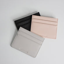Load image into Gallery viewer, Luxegarde&#39;s Saffiano Leather Cardholder is perfect as a gift or something to treat yourself with. Personalise and monogram with gold foil or blind embossing. Perfect as wedding favours or gifts for the bridal party.