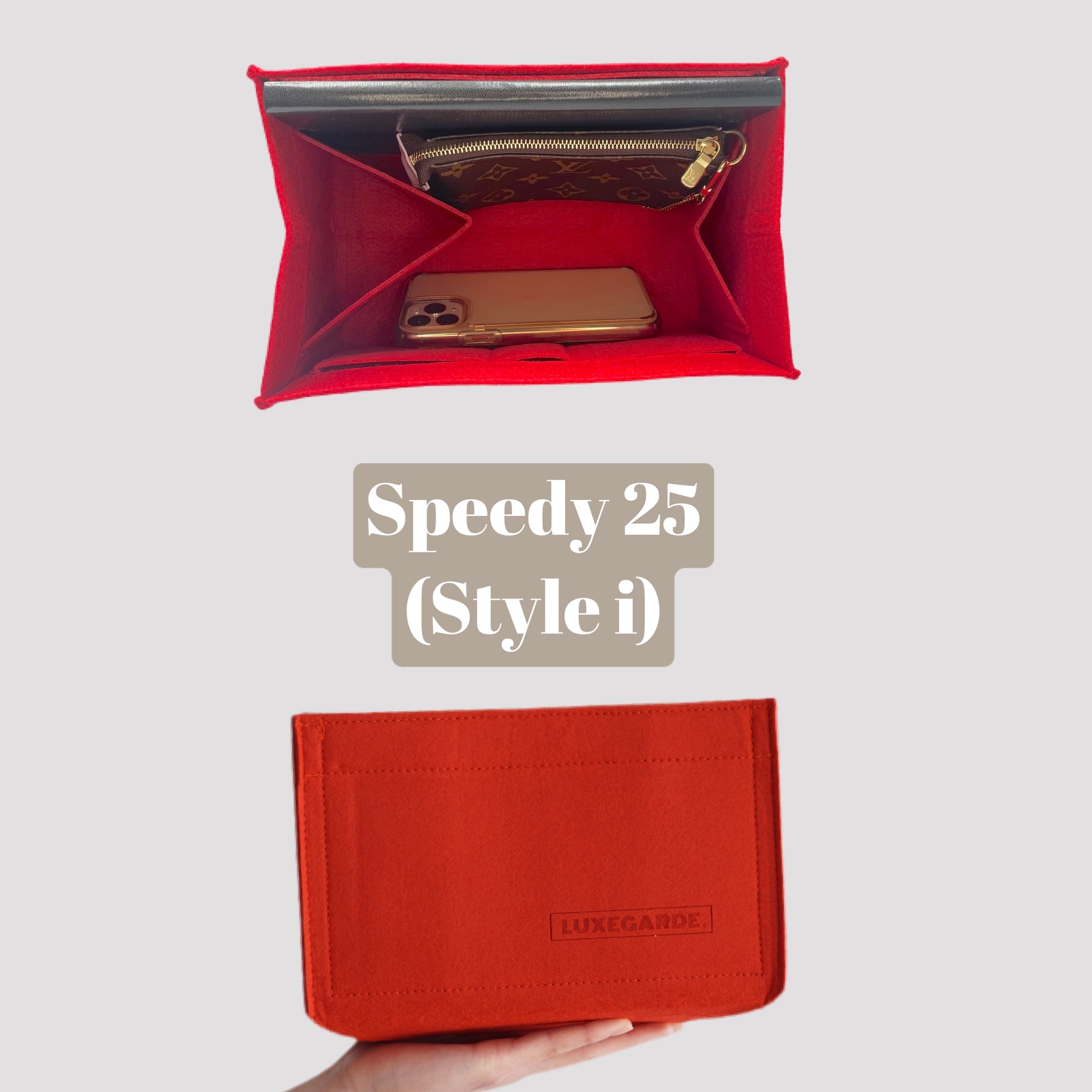 Speedy 25 Bag Organizer LV Bag Organizer Customizable Bag 