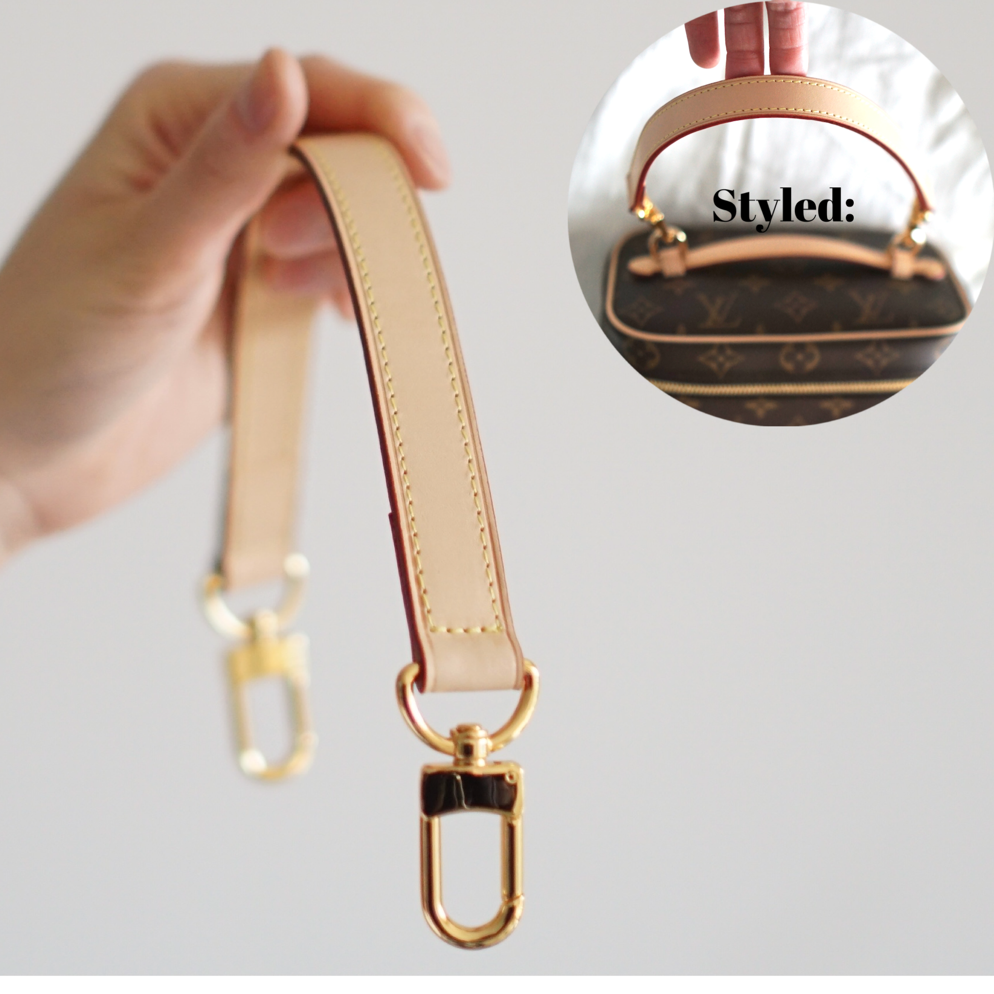 Leather Bag Strap - Replacement Strap for Louis Vuitton, Chanel, Gucci etc  – Luxegarde