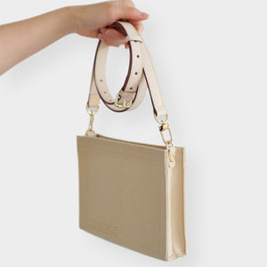 Our Louis Vuitton Toiletry Pouch 26 Bag Shaper / Organizer is the ultimate accessory for this Louis Vuitton Pouch! It will help to convert the Pouch into a crossbody bag, maintain the shape and prevent keys and pens from marking the bottom.  You can add Luxegarde's leather straps to finish the look!