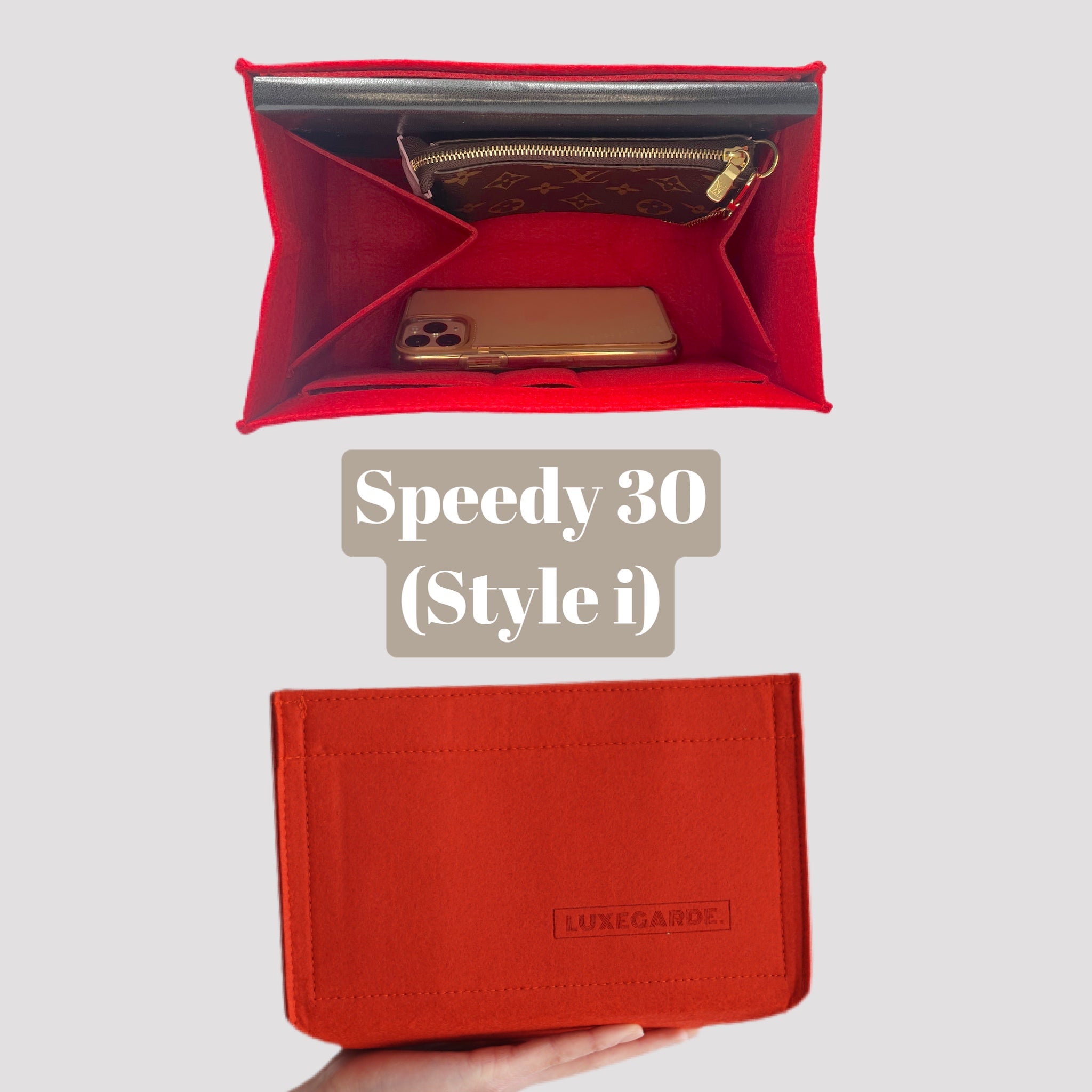 Bag Organizer Insert for Louis Vuitton Speedy 30 – Luxegarde