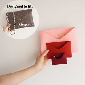 Turn your LV Kirigami pouches into 2 crossbody bags & charm #lvkirigam