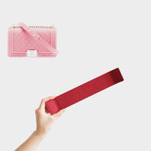 Load image into Gallery viewer, Luxegarde&#39;s Chanel Medium Boy Bag Base Shaper will help to maintain the base shape of the purse, prevent sagging, and increase amount of space in the bag. The Small Diana felt base insert prevent keys and pens from scratching.