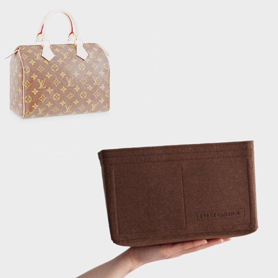 Luxegarde's Louis Vuitton Speedy 25 Bag Organizer will help to maintain the shape of the purse and allow you to better organize your bag. We measure and design our Bag Organizer Inserts from scratch to ensure a perfect fit. Free Shipping Australia wide