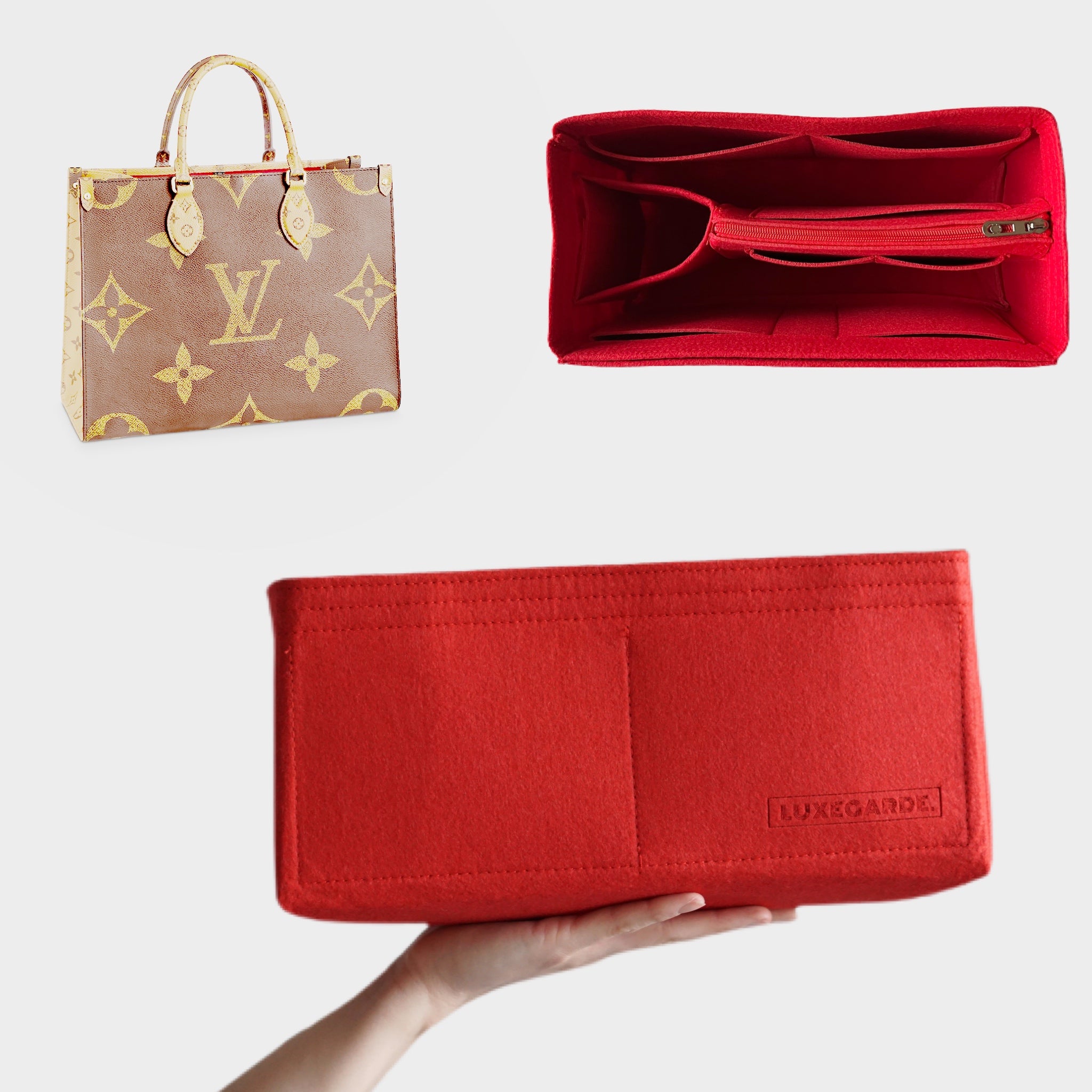 Louis Vuitton On The Go Tote Handbag Organizer Insert – ByAsteria