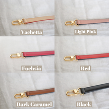 Load image into Gallery viewer, Our Leather Top Handle is the perfect accessory to customise your existing bags (eg Louis Vuitton NeoNoe, Noe BB, Mini Pochette Accessoires, Pochette Metis, Speedy, Chanel Classic Flap) or convert your favourite SLG into a bag (eg Toiletry 26).