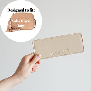 Luxegarde's Gucci Soho Disco Bag Shaper Insert will help to maintain the base shape of the purse, prevent sagging, and increase amount of space in the bag. The Soho Disco Bag base insert prevent keys and pens from scratching. Free Shipping Australia wide