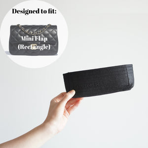 Luxegarde's Chanel Mini Rectangle Flap Bag Organizer will help to maintain the base shape of the purse and allow you to better organize your bag. We measure and design our Bag Organizer Inserts from scratch to ensure a perfect fit. Free Shipping Australia wide