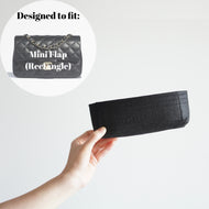 Luxegarde's Chanel Mini Rectangle Flap Bag Organizer will help to maintain the base shape of the purse and allow you to better organize your bag. We measure and design our Bag Organizer Inserts from scratch to ensure a perfect fit. Free Shipping Australia wide
