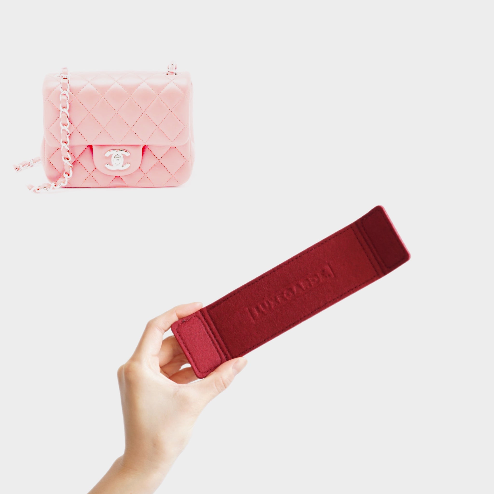 Zoomoni Premium Bag Organizer for Chanel WOC (Wallet on Chain) (Handmade/20  Color Options) [Purse Organiser, Liner, Insert, Shaper]