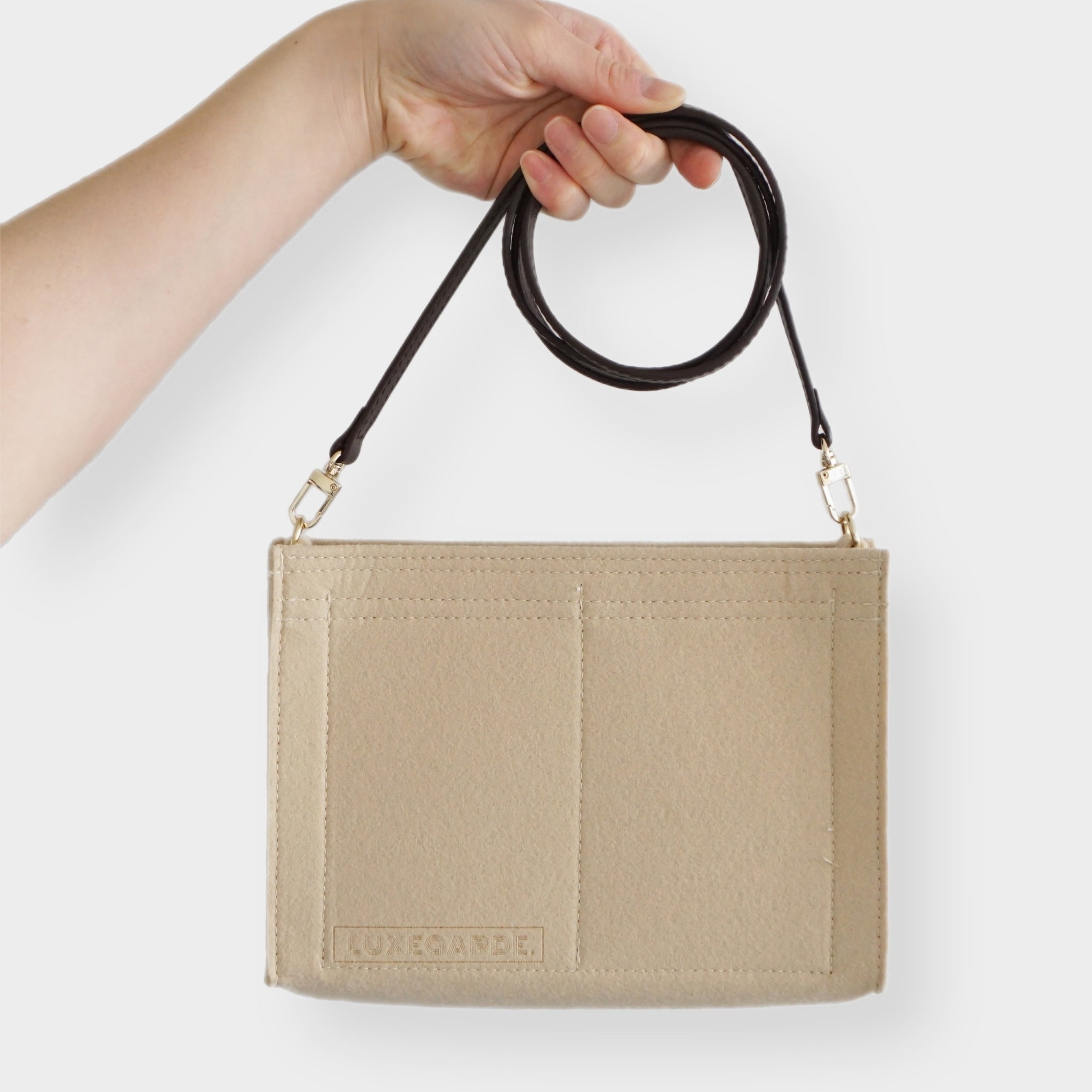 Bag shaper organizer top