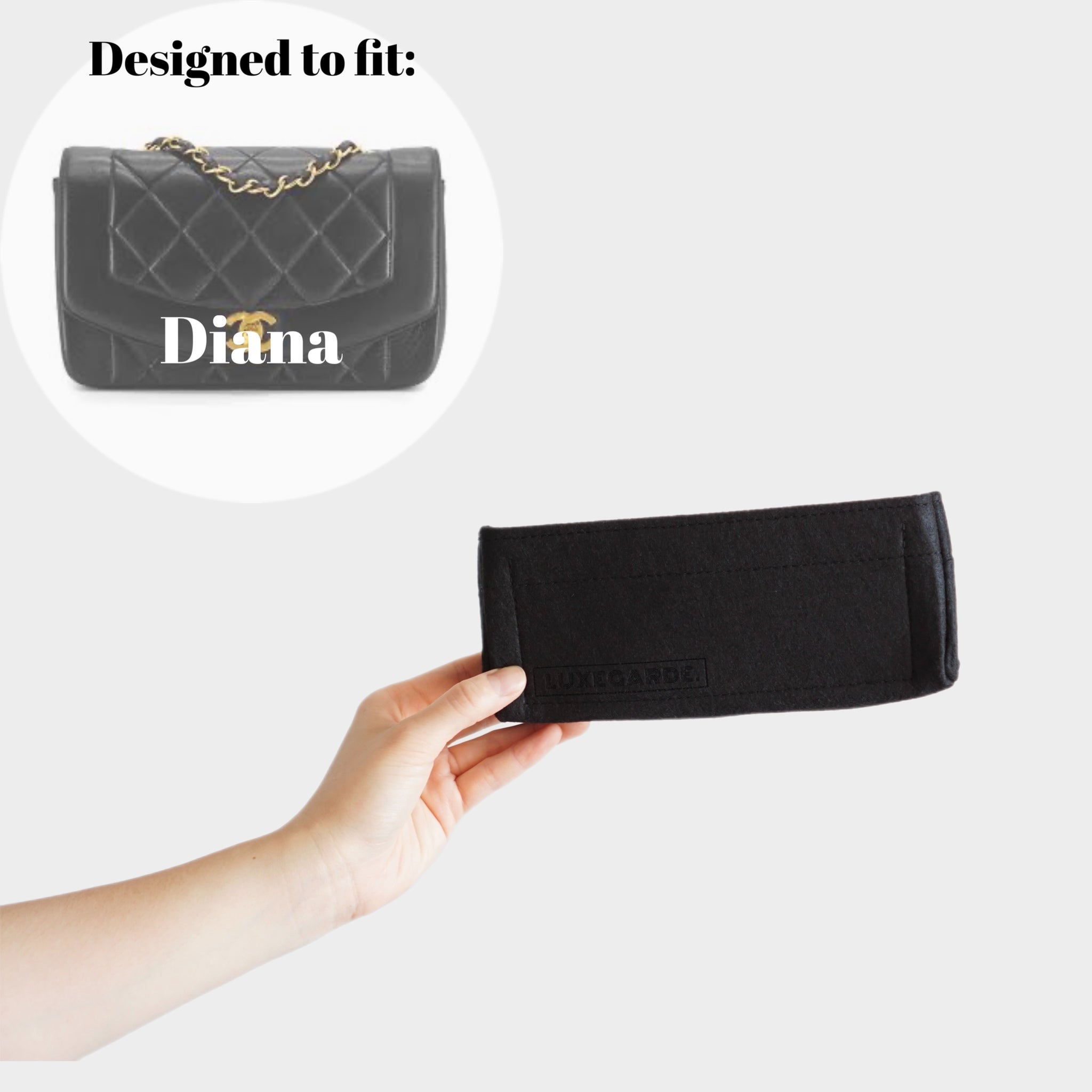 Chanel small diana bag hotsell