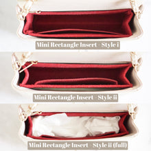 Load image into Gallery viewer, Bag Organizer Insert For Mini Rectangle Top Handle