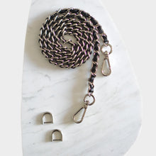 Load image into Gallery viewer, Luxegarde’s D Rings are perfect for converting small leather goods that don’t have existing metal loops to clip on chains, but do have e.g. a leather tab onto which the D Rings can be attached. Suitable for Louis Vuitton Cosmetic Pouch, Nice Nano, Mini Nano etc.
