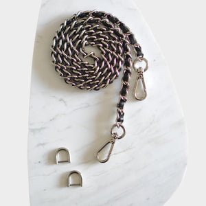 Luxegarde’s D Rings are perfect for converting small leather goods that don’t have existing metal loops to clip on chains, but do have e.g. a leather tab onto which the D Rings can be attached. Suitable for Louis Vuitton Cosmetic Pouch, Nice Nano, Mini Nano etc.