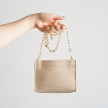 Load image into Gallery viewer, Our Toiletry Pouch 19 Bag Shaper / Organizer is the ultimate accessory for this Louis Vuitton Pouch! It will help to convert the Pouch into a crossbody bag, maintain the shape and prevent keys and pens from marking the bottom. You can add our 24k Gold-Plated Chain or Premium Gold Chain to finish the look!