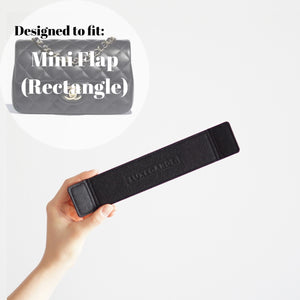 Luxegarde's Chanel Mini Rectangle Flap Base Shaper will help to maintain the base shape of the purse, prevent sagging, and increase amount of space in the bag. The Mini Flap felt base insert prevent keys and pens from scratching. Free Shipping Australia wide