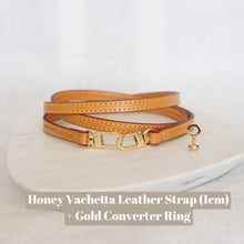 Load image into Gallery viewer, Our Pouch Converter Ring is perfect for turning your pouches into a wristlet or crossbody bag. Perfect for any pouches with a zipper - including Chanel O Case, Chanel Pouch, Louis Vuitton Key Pouch, or Louis Vuitton Neverfull Pouch