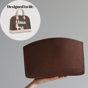 Luxegarde's Louis Vuitton Alma PM Bag Organizer will help to maintain the shape of the purse and allow you to better organize your bag. We measure and design our Bag Organizer Inserts from scratch to ensure a perfect fit. Free Shipping Australia wide