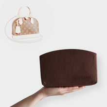 Load image into Gallery viewer, Luxegarde&#39;s Louis Vuitton Alma BB Bag Organizer will help to maintain the shape of the purse and allow you to better organize your bag. We measure and design our Bag Organizer Inserts from scratch to ensure a perfect fit. Free Shipping Australia wide