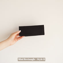 Load image into Gallery viewer, Luxegarde&#39;s Chanel Mini Rectangle Flap Bag Organizer will help to maintain the base shape of the purse and allow you to better organize your bag. We measure and design our Bag Organizer Inserts from scratch to ensure a perfect fit.