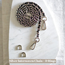 Load image into Gallery viewer, Luxegarde’s D Rings are perfect for converting small leather goods that don’t have existing metal loops to clip on chains, but do have e.g. a leather tab onto which the D Rings can be attached. Suitable for Louis Vuitton Cosmetic Pouch, Nice Nano, Mini Nano etc.