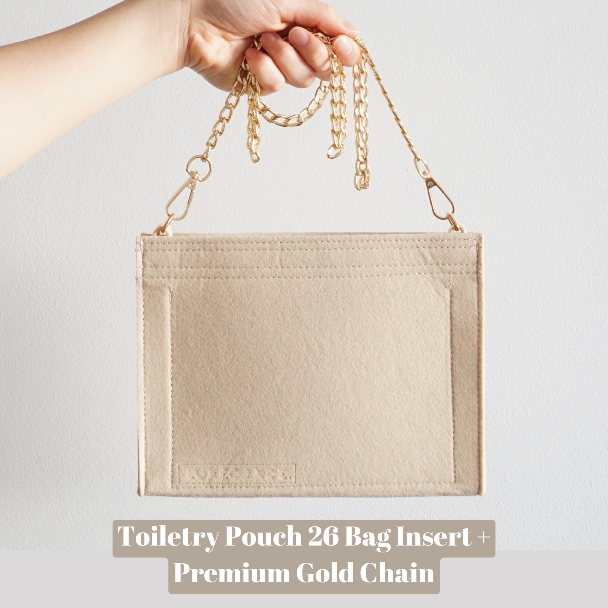 How to turn the Louis Vuitton Toiletry Pouch 26 into a Cross Body