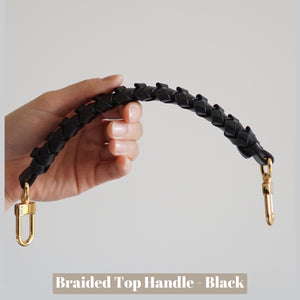 Braided Leather Top Handle Strap Neo Noe Handle Bag Handle 