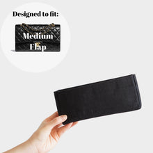 Load image into Gallery viewer, Luxegarde&#39;s Chanel Medium Classic Flap Bag Organizer will help to maintain the shape of the purse and allow you to better organize your bag. We measure and design our Bag Organizer Inserts from scratch to ensure a perfect fit.