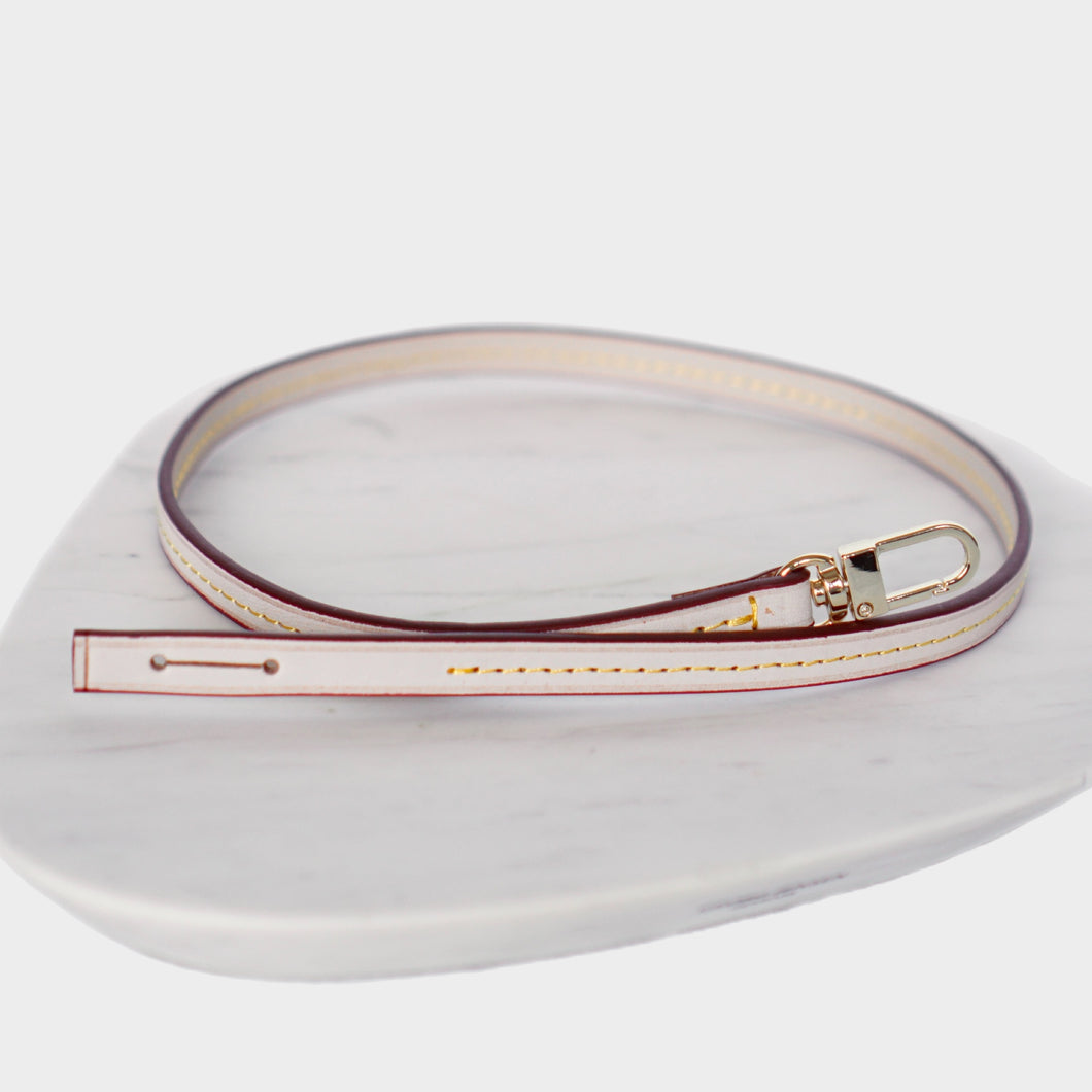 Luxegarde's Replacement Leather Shoulder Bag Strap is the perfect replacement strap for the Louis Vuitton Mini Pochette Accessoires and Pochette Accessoires.